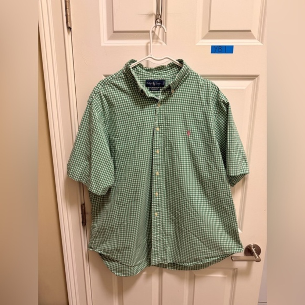 Mens Ralph Lauren Button Down Dress Shirt